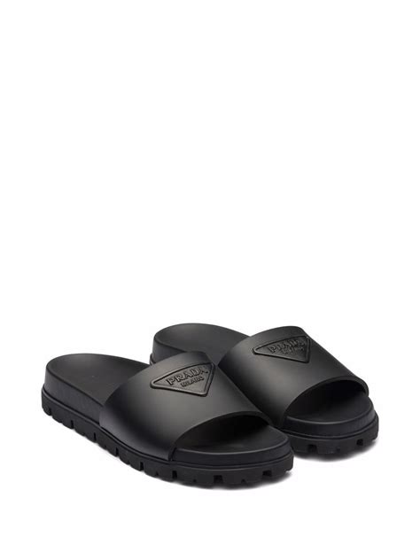 mens prada pool slides|Prada espadrilles men's.